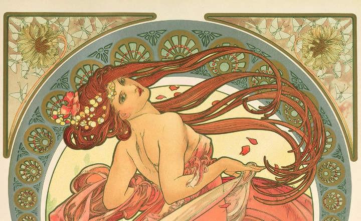 Alphonse Mucha: Yayılan Güzellik Sergisi Kopenhag’da