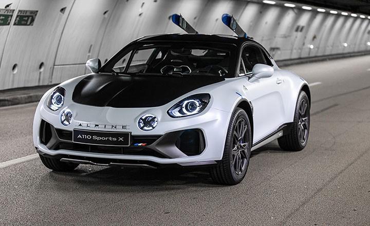 Retro Ralli Efsanesi Alpine A110 Kayağa Hazır