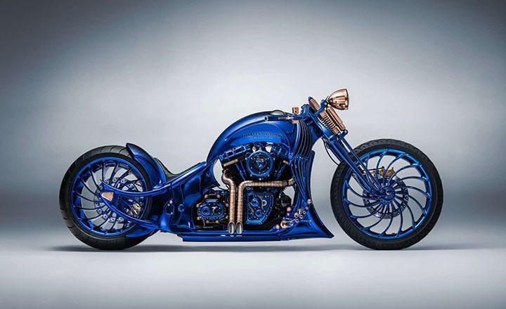 Dünyanın En Pahalı Motosikleti: Harley Davidson Blue Edition